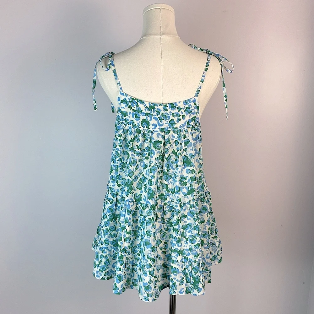 Entro It's A New Beginning Green Leopard Tank - Picture 6 of 15